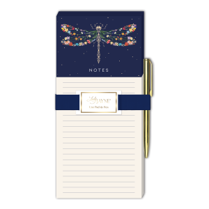 Garden Dragonfly Magnetic List Pad With Pen Product