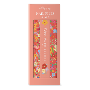 Botanical Garden Coral Floral Nail Files Product