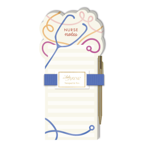 Nurse Notes Stethoscope Die-Cut Note Pad Product