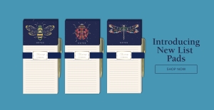 Botanical Garden List Pads by Lady Jayne