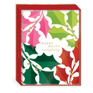 Bright Holly Boxed Holiday Cards Product