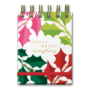 Bright Holly Spiral Notepad Product