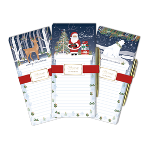 Christmas holiday list pads