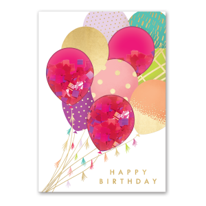 Balloon Bunch Greeting Card Product