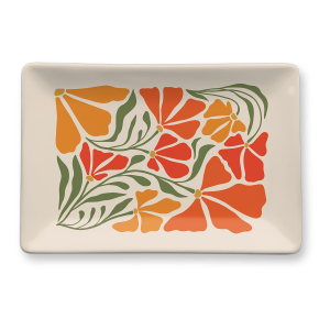 Flower Market Poppy Trinket Tray Product