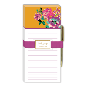 Bouquet Magnetic List Pad With Pen Product
