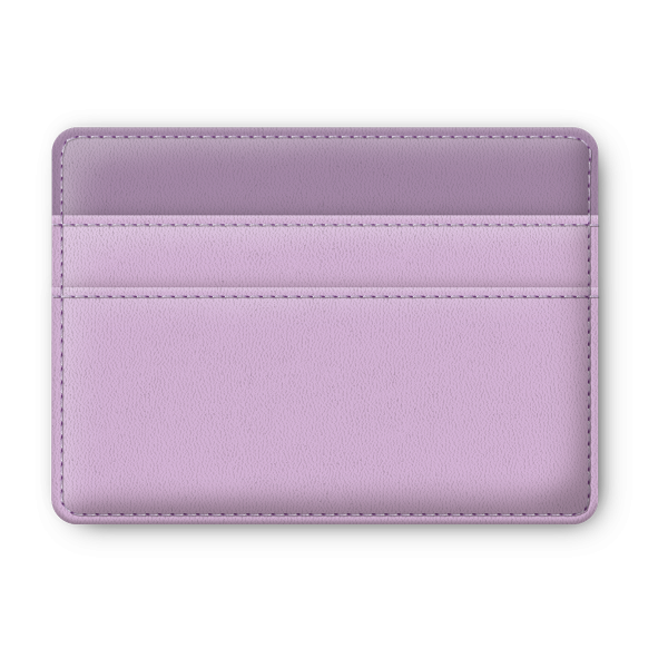 Lilac Quote Credit Card Wallet - Lady Jayne