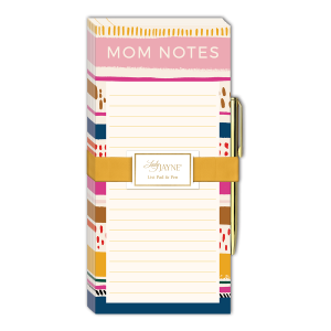 Stripe Magnetic List Pad With Pen Product