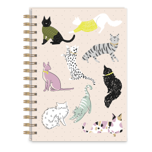 Cats Spiral Journal Product