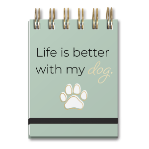 Dog Quote Spiral Notepad Product