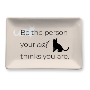 Cat Quote Trinket Tray Product