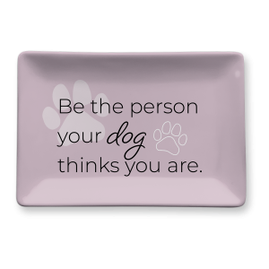 Dog Quote Trinket Tray Product