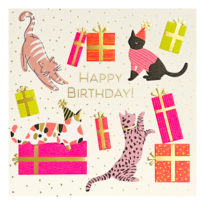 Cat Party Greeting Card Product