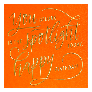 Birthday Spotlight Neon Greeting Card Product