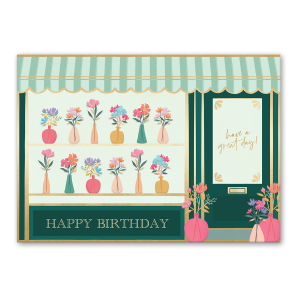 Flower Shop Greeting Card Product