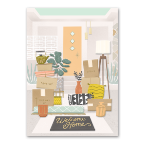 Midcentury House Greeting Card Product