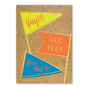 Pennants Greeting Card Product