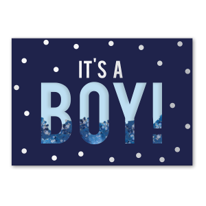 New Baby It’s A Boy Greeting Card Product