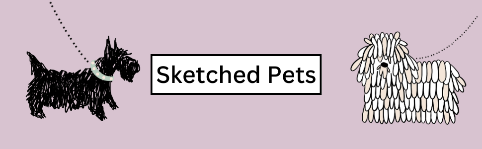   collection sketched pets 