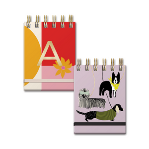 Abstract Animal Orange Tonal Magnetic List Pad With Pen