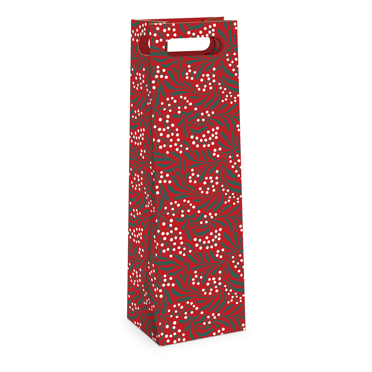 Winter Market Berries Wine Bag Product
