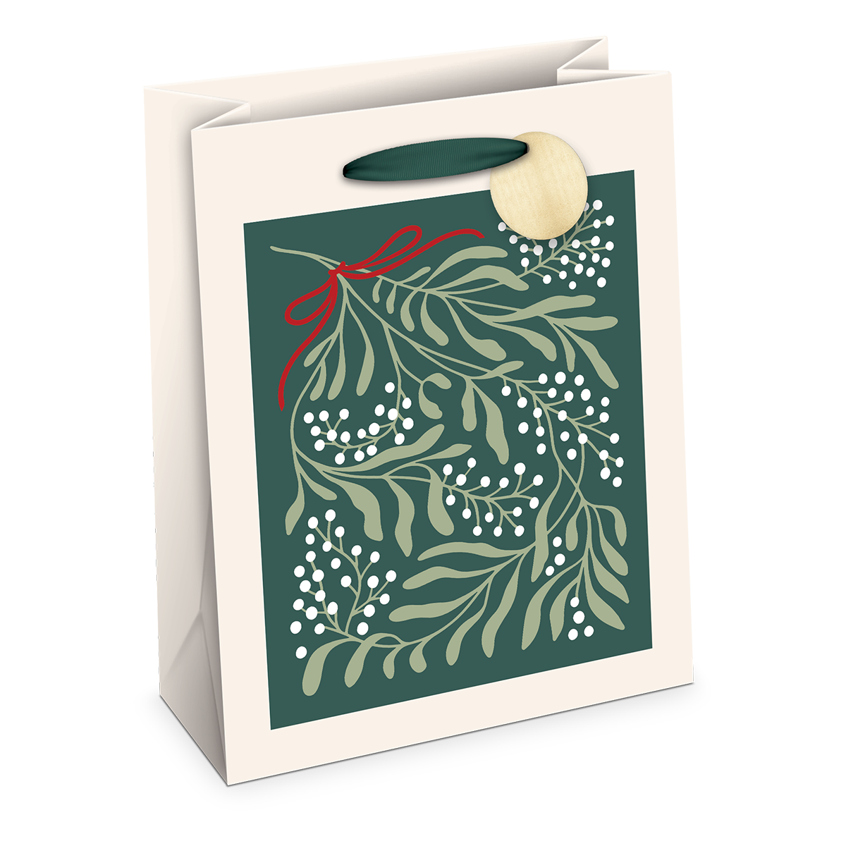 Winter Market Mistletoe Large Gift Bag Product