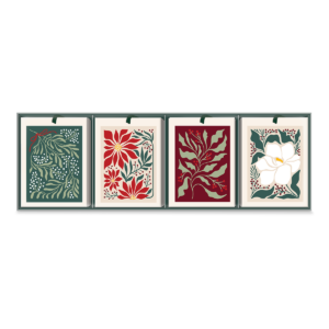 Assorted winter-themed gift tags, great for adding a special touch to presents.