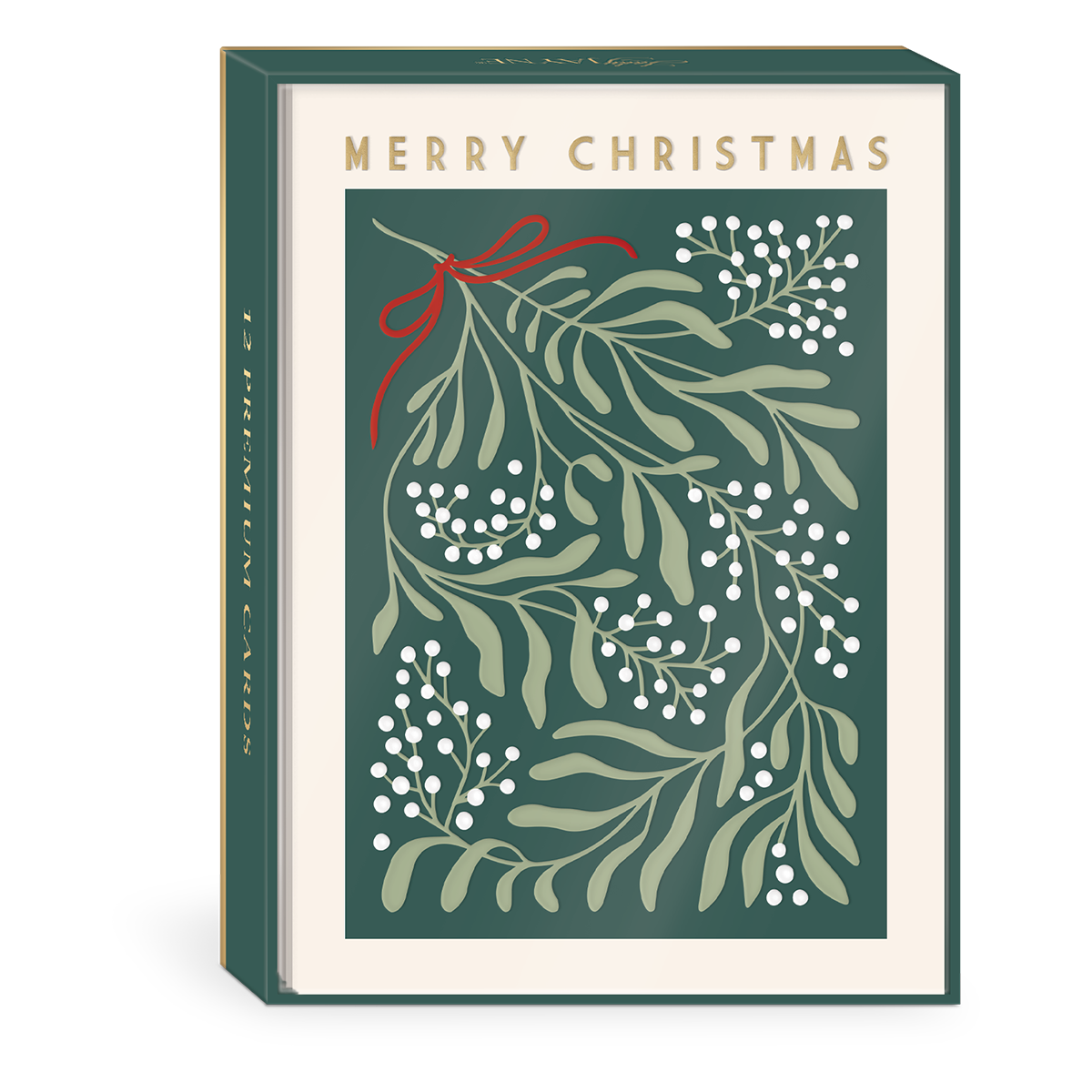 Mistletoe Boxed Holiday Cards Product