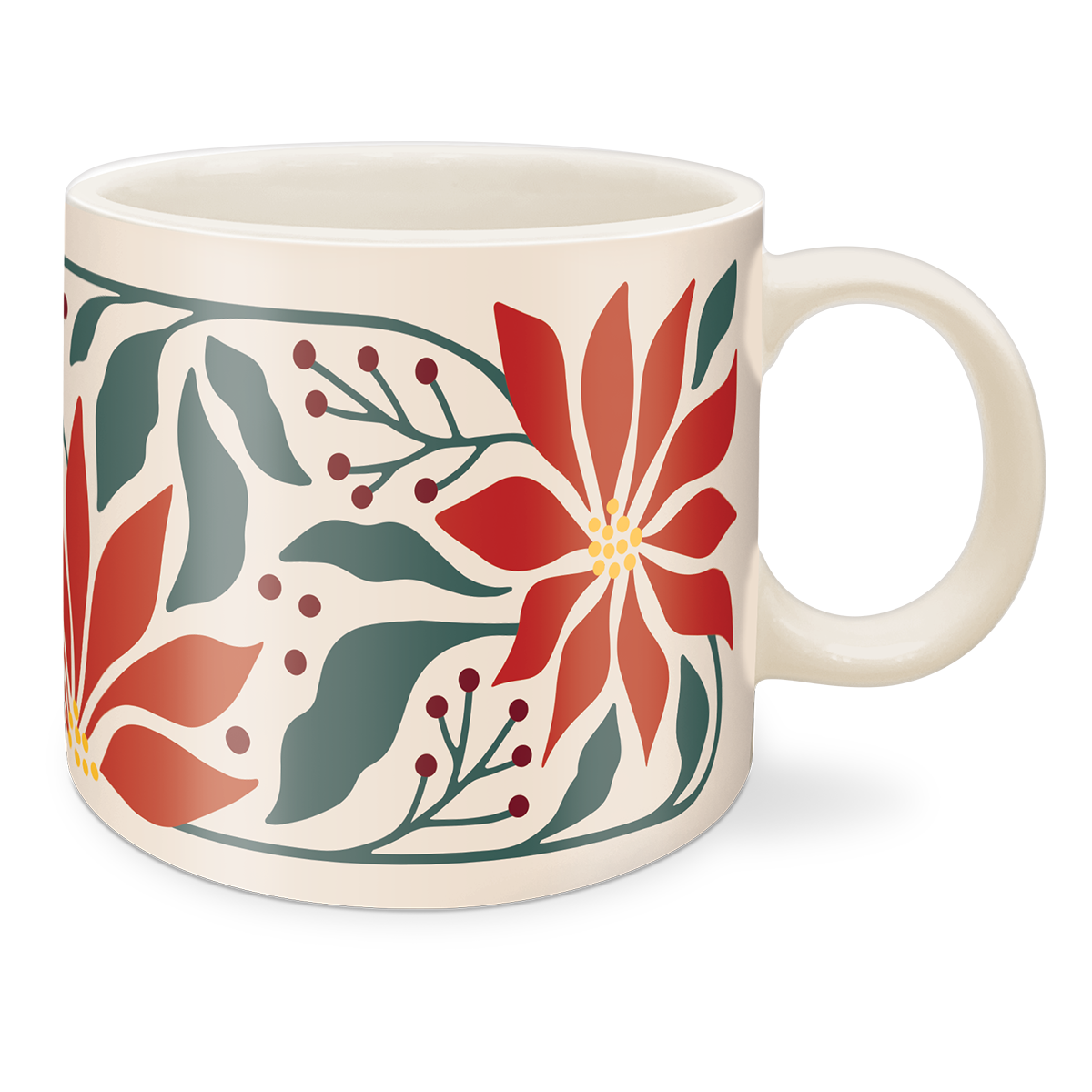 Poinsettia Mug Product