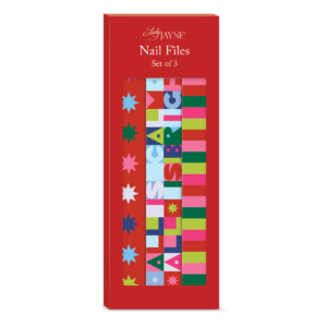 Star-themed nail file set, ideal for festive self-care.