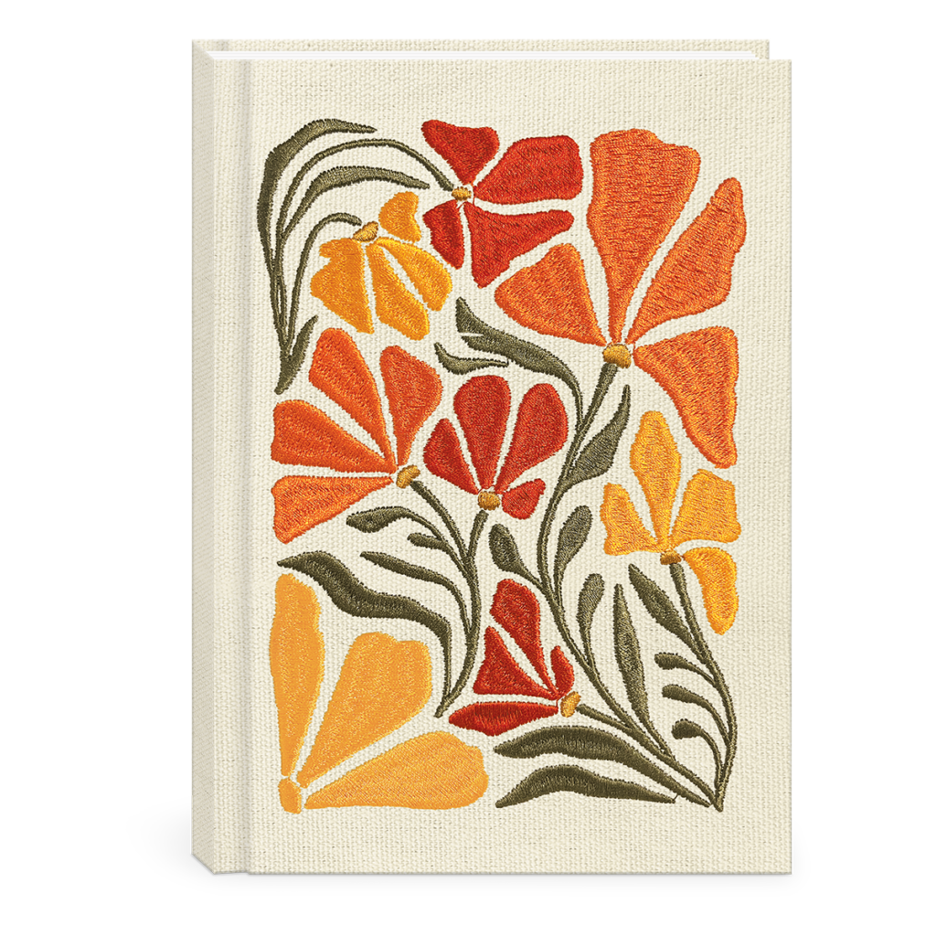 Flower Market Poppy Fabric Journal Lady Jayne