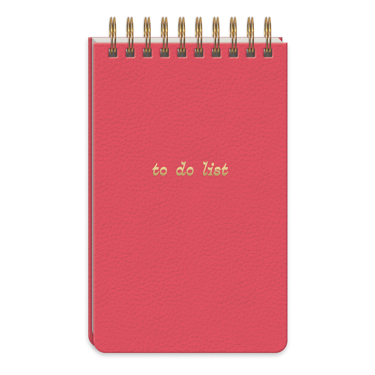 Hazy Florals Coral Solid Spiral Notepad Product