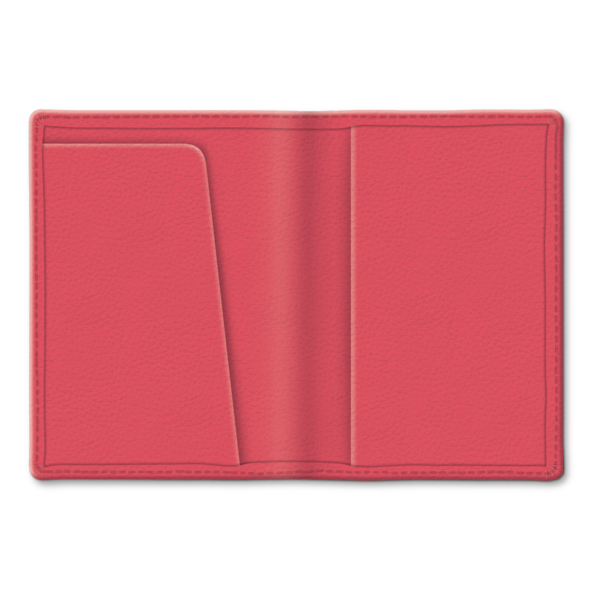 Coral Vegan Leather Passport Cover - Lady Jayne