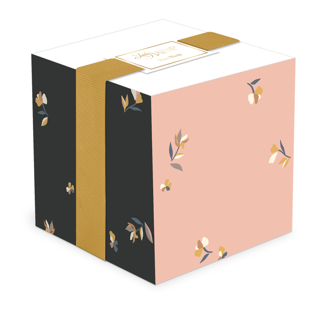 Bloomscape Ditsy Colorblock Note Block Lady Jayne