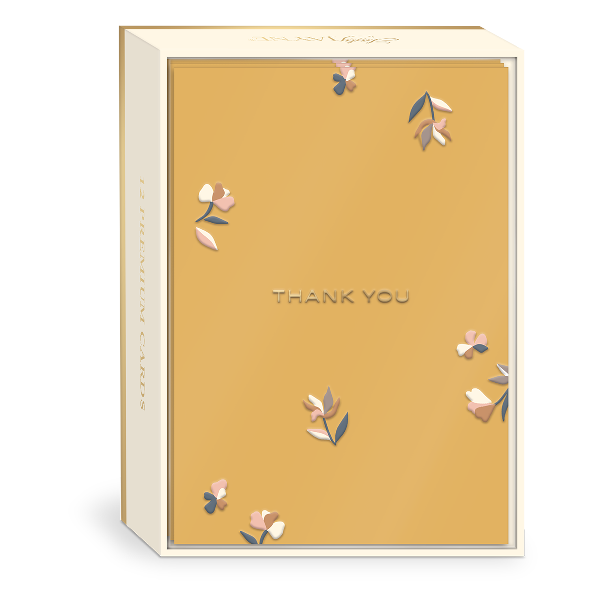 Bloomscape Ditsy Mustard Thank You Note Cards Product