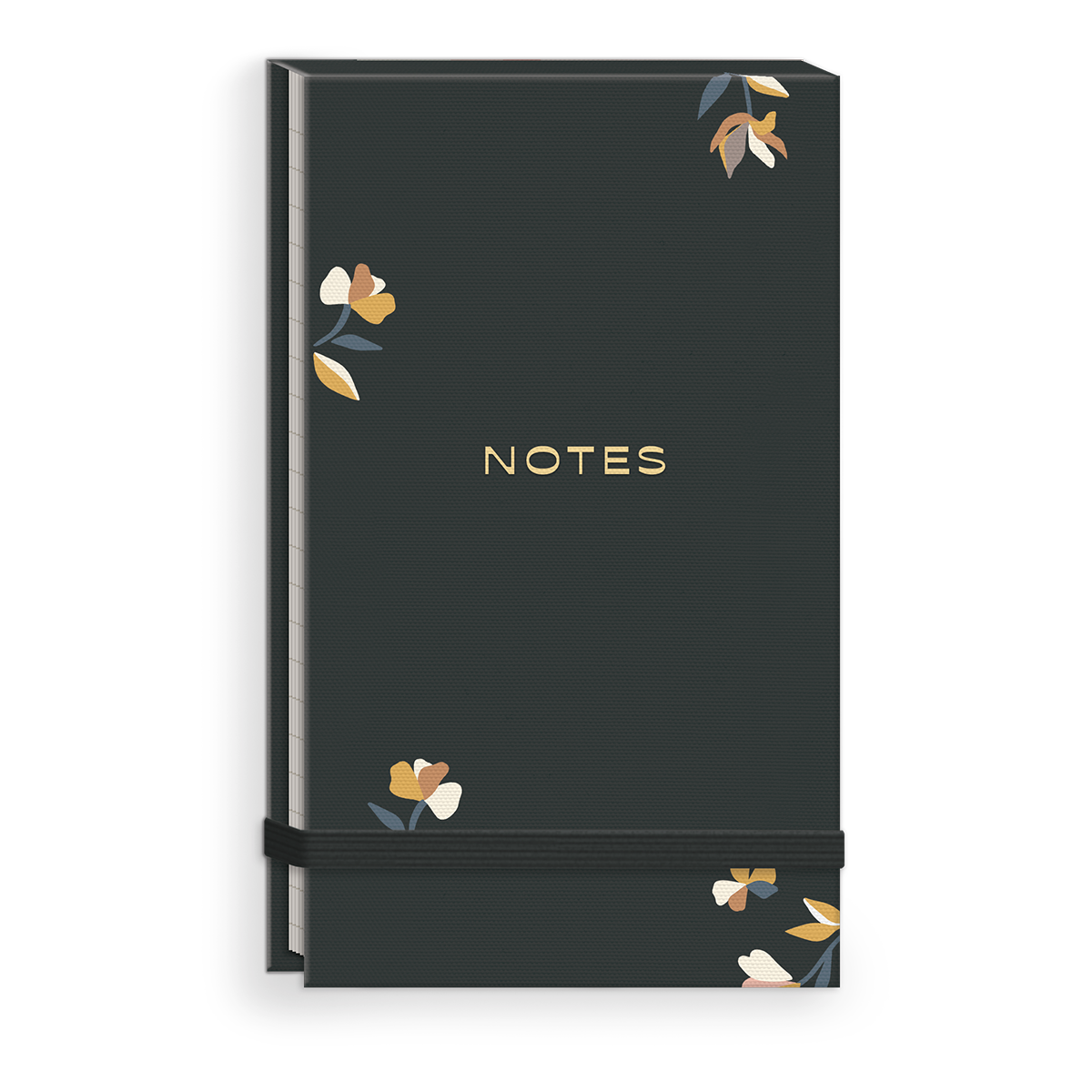 Bloomscape Ditsy Charcoal Fabric Notepad Product