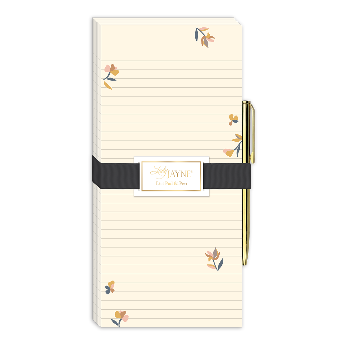 Bloomscape Ditsy Cream Magnetic List Pad With Pen Product