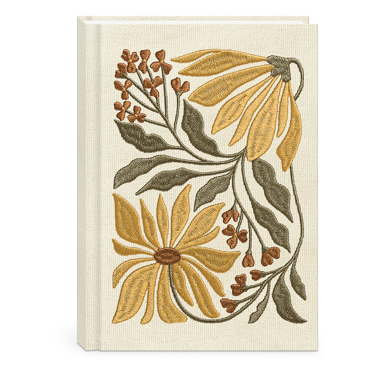 Flower Market Sunflower Fabric Journal Product
