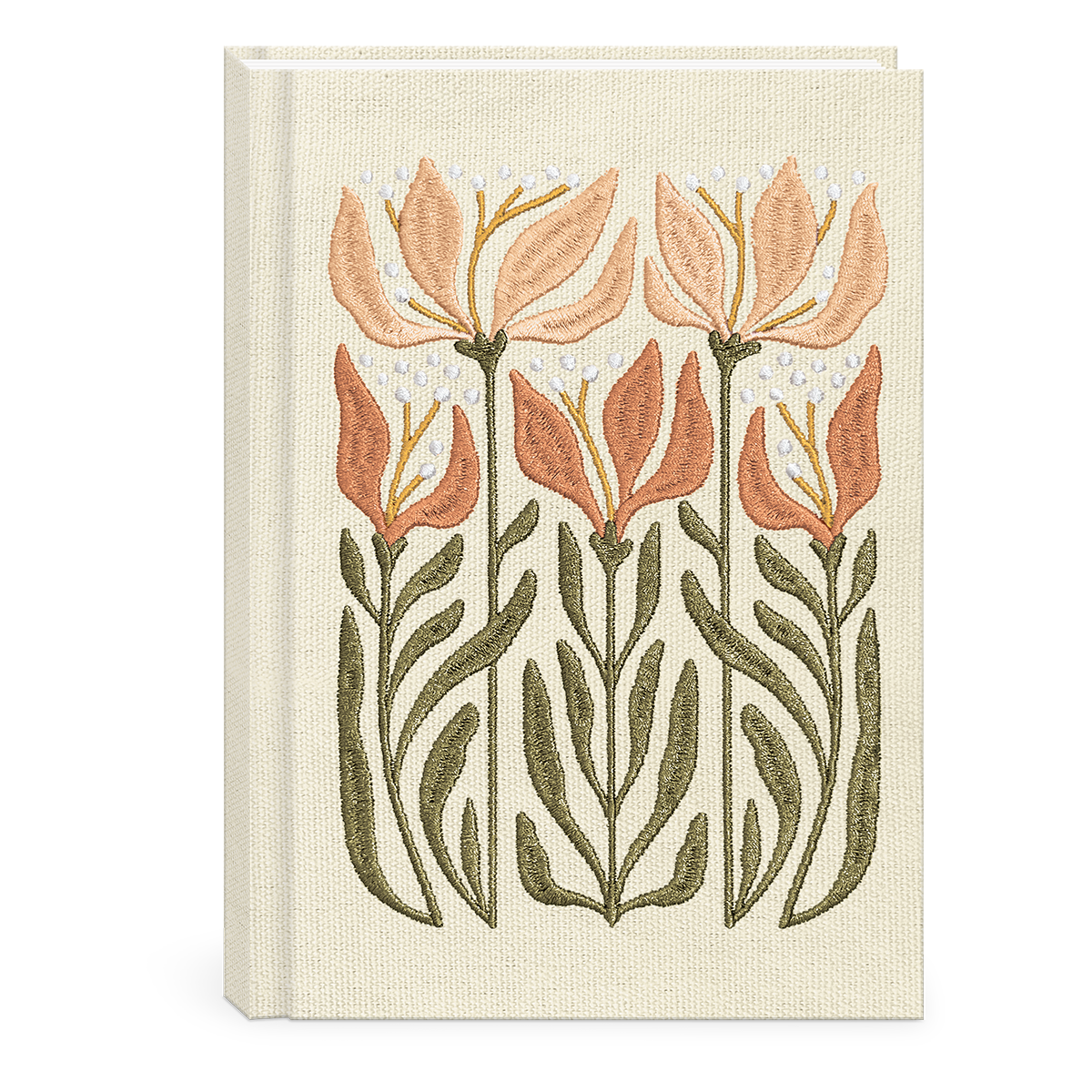 Flower Market Lily Fabric Journal Product