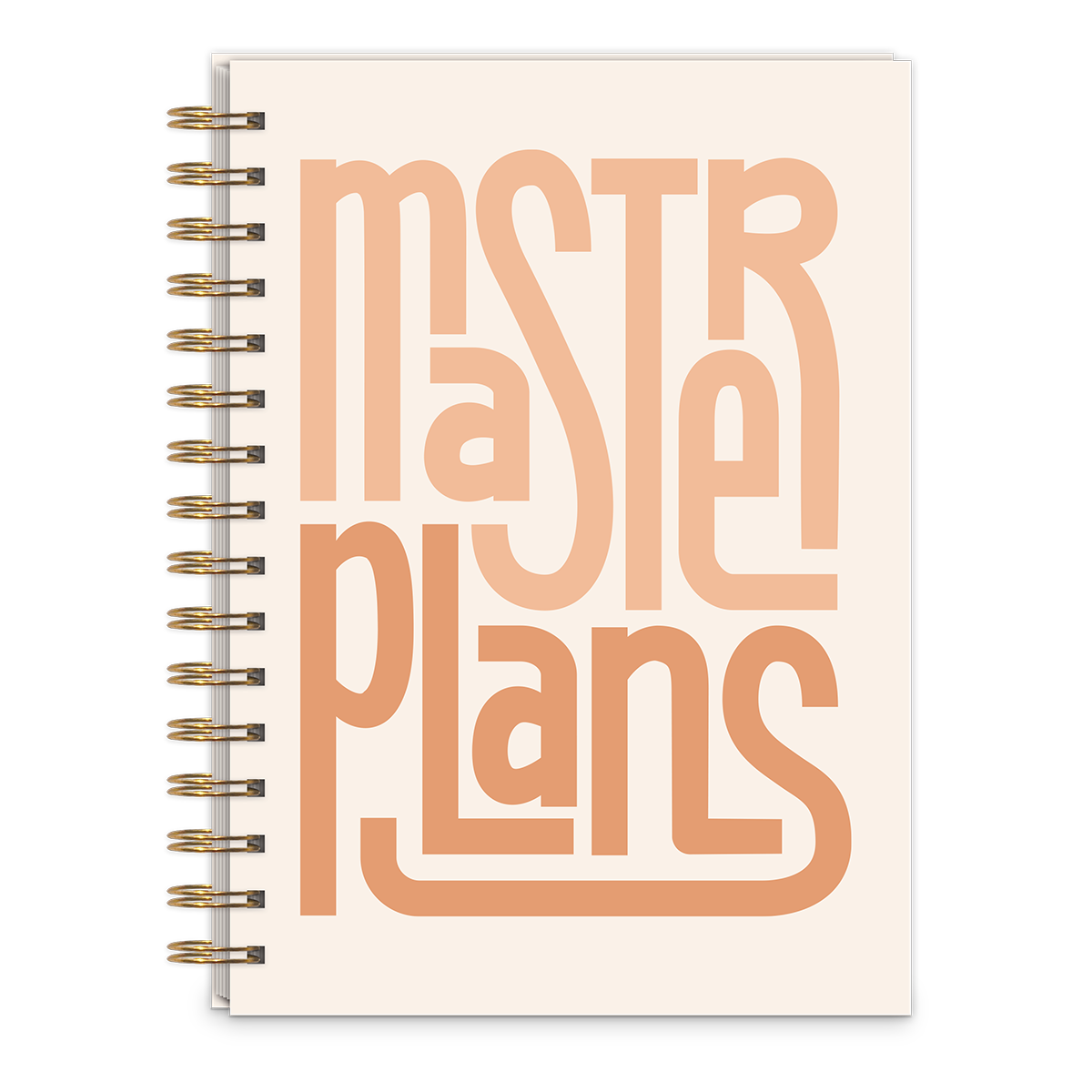 Mark My Words Plans Spiral Journal Product