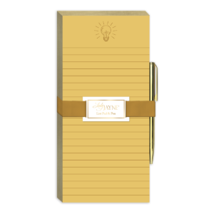 "Ideas" magnetic list pad, perfect for brainstorming and planning.
