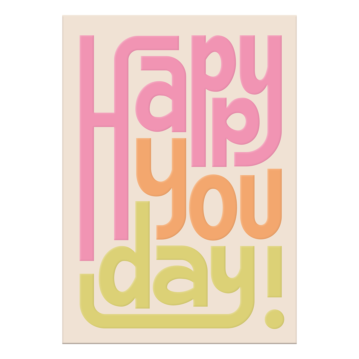 Birthday You Day Greeting Card Product