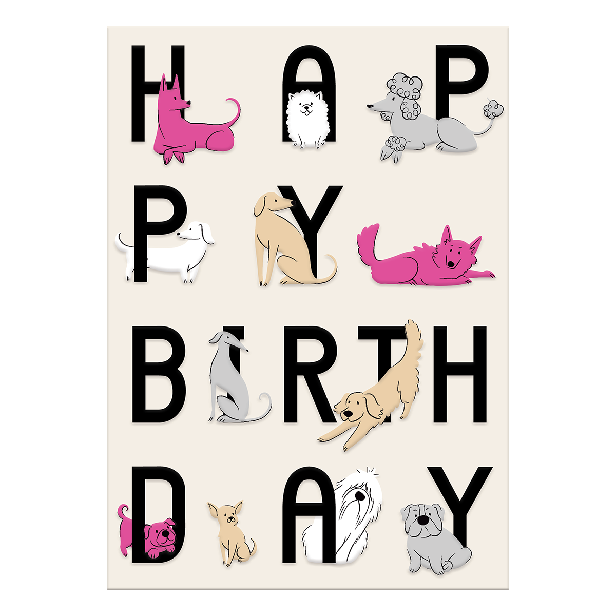 Birthday Dogs Greeting Card Product
