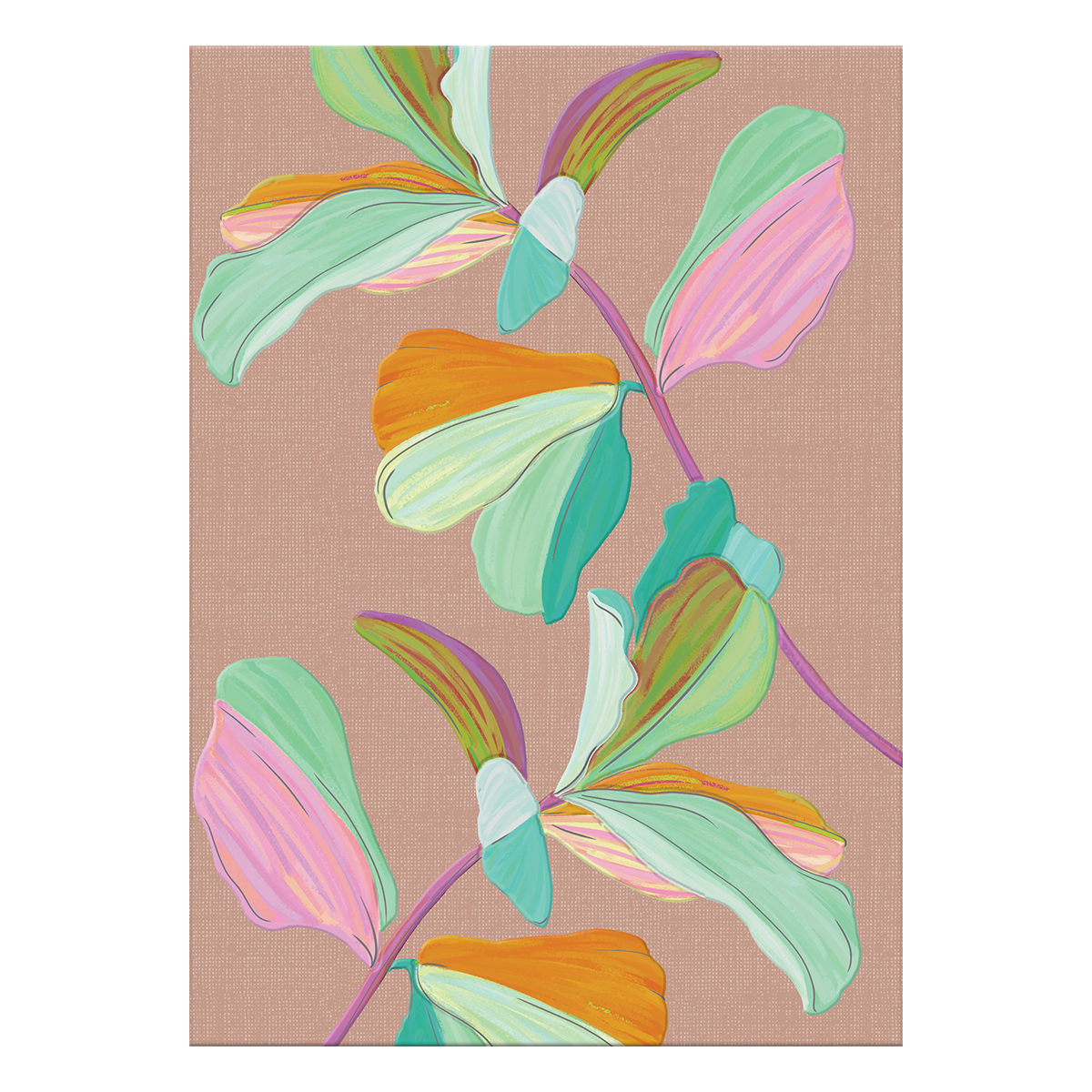 Floral Vines Greeting Card Product