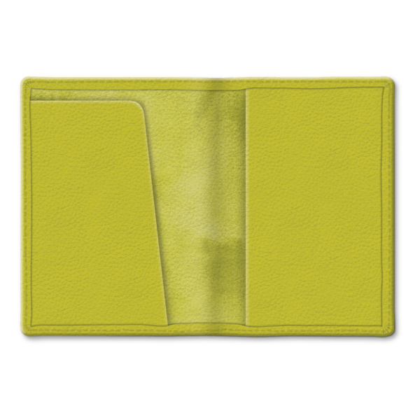 Hazy Florals Lime Solid Passport Cover - Lady Jayne