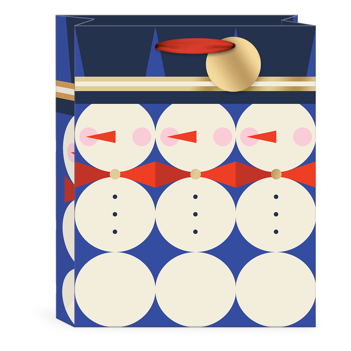 Jolly Geo Snowman Large Gift Bag Product