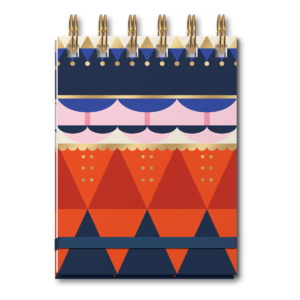 Nutcracker-themed spiral notepad, perfect for festive note-taking.