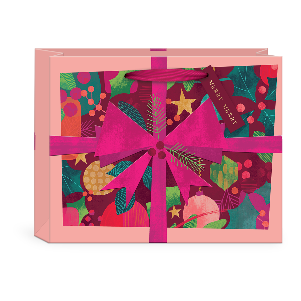 Deck The Halls Present Medium Gift Bag Product