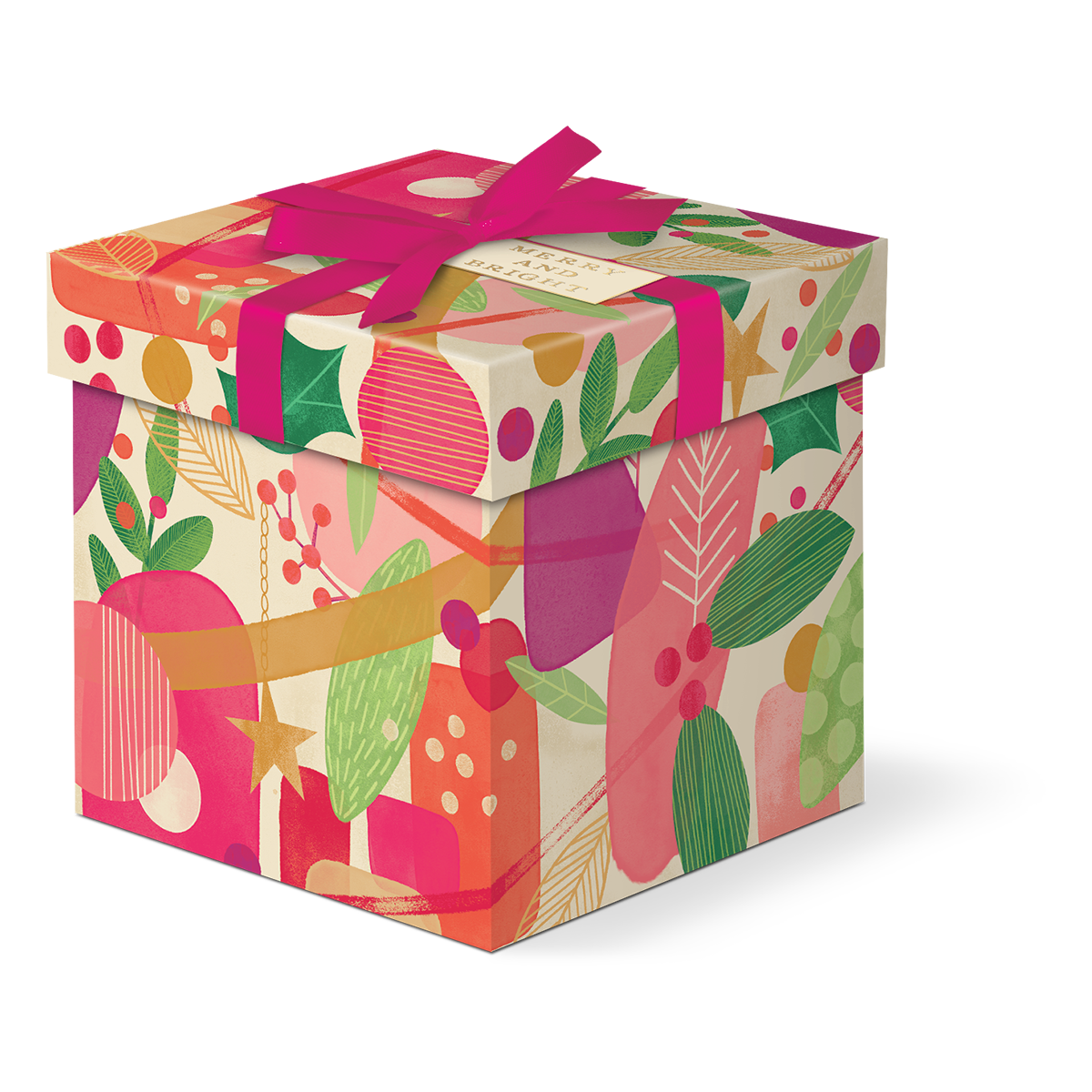 Deck The Halls Cream Trinket Gift Box Product