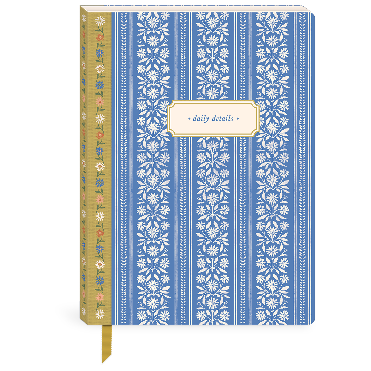 Blue stripe softcover journal, perfect for jotting down thoughts and plans.